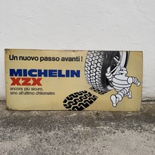 Insegna Serigrafata Michelin XZX Epoca Vintage Originale