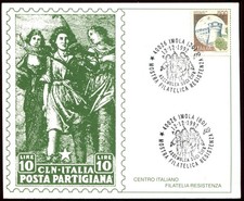A745 - Cartolina commemorativa Posta Partigiana - Imola 12.12.1992 -
