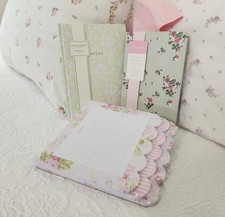 GIORNALE FLOREALE ROSA SHABBY