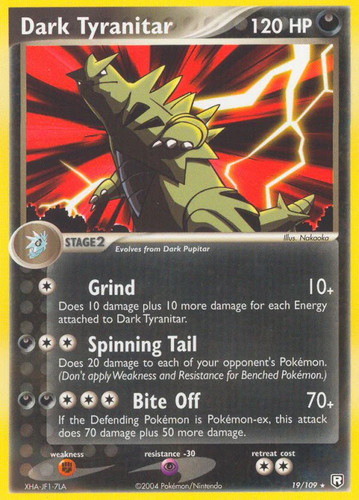109 dark tyranitar - dark,