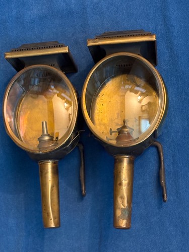 Coppia lampade carrozza - lampade, ovale