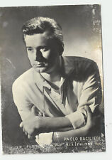Cartolina Foto Autografo PAOLO BACILIERI RCA Cantante