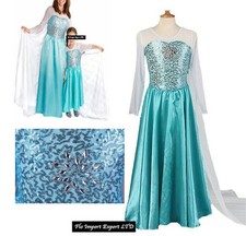 Frozen - Vestito Carnevale Donna Elsa Dress up Woman Elsa Costumes 789006WO