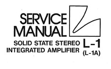 LUXMAN L-1, L-1A, L-4, L-10