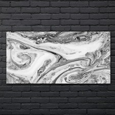 Painting Abstract Glass Print