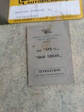 MOTO MORINI 175 cc gran turismo- LIBRETTO ISTRUZIONi