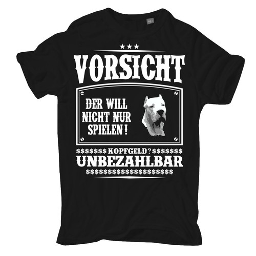 Shirt uomo dogo argentino - uomo,