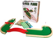 PITCH & PLAKKS gioco di abilità IN LEGNO mini golf 100 COMBINAZIONI età 3+