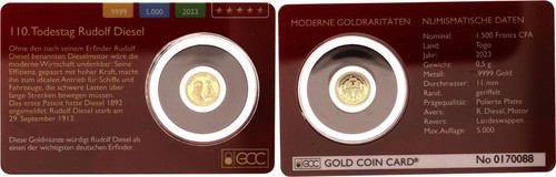 Togo 1500 franchi - 1500,