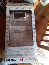 Olympia cpd 430 calcolatrice da tavolo stampa con 8 rotoli di carta mai usata