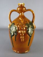 VINTAGE VASO DA VINO TERRACOTTA POPOLARE ANFORA FIRMATA EPOCA XX SEC.
