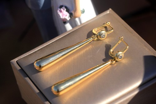 Boucles oreilles doré - boucles, d'oreilles