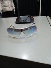 Ray-ban Rb3211 Large Mascherina Trasparente Celeste Montatura Argento Ottim M928