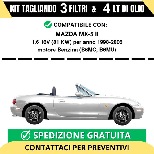 Tagliando per mazda ii - mazda, mx-5
