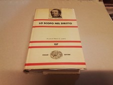 VON JHERING, LO SCOPO NEL