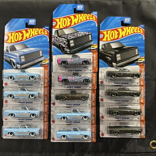 Hot wheels chevy silverado - 83,
