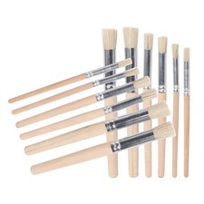 Pennelli stencil 12 pezzi per
