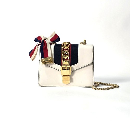 Borsa gucci slyvie - slyvie, white
