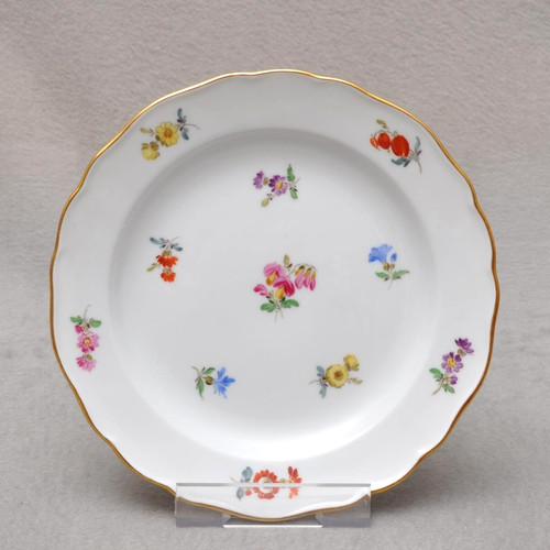 Piatto torta meissen - torta, fiori