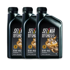 3 LITRI OLIO MOTORE SELENIA BENZINA DIESEL 5W40 SINTETICO API SP ACEA A3 B4