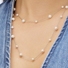 Sagapo Collana Perle Doppio