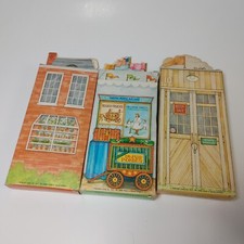 Lot of 3 1979 Hallmark 7" Soft Fabric Doll Famous Americans Oakley Amelia Carver