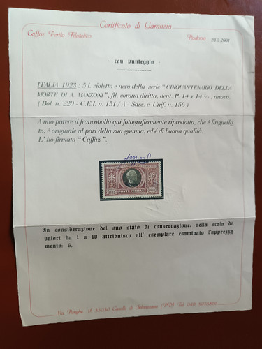Regno 1923 lire manzoni - regno,