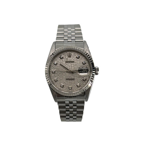 Rolex datejust argento - 36,