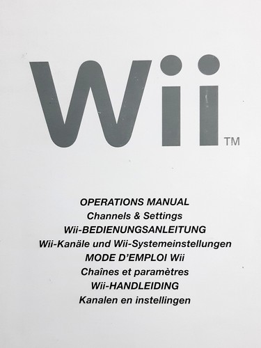 Wii manuale operazioni - manuale,