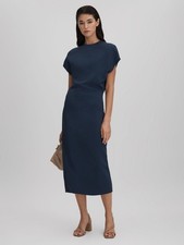 REISS Tasha abito midi bodycon