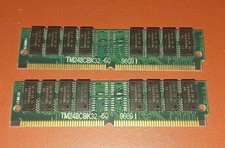 VINTAGE RAM EDO 72 PIN 16 MB KIT (8MBX2) TM248CBK32-60  RETRO PC DOS