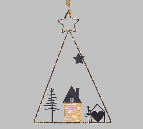 Decorazione albero casetta - decorazione,