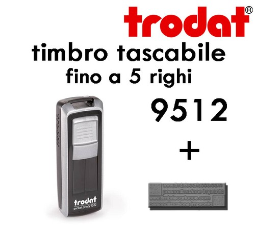Timbro personalizzato trodat - timbro,