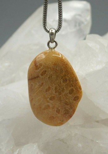 Pendente corallo fossile - pendente,