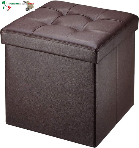 Pouf cubo poggiapiedi sgabello - poggiapiedi,