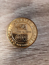 Moneta "Man's Historic first step on the moon" March 14, 1970 originale.