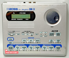 Boss rhythm drum - dr-3, dr.