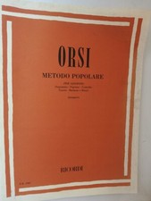 R ORSI METODO POPOLARE PER SASSOFONO RICORDI