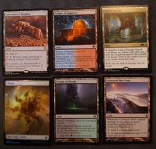 MtG LAND SET x6 Dual Clrs Raro