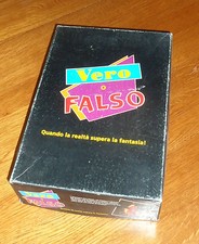 VERO O FALSO GIOCO DA TAVOLA VINTAGE, COMPLETO