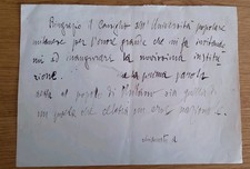 D'Annunzio autografo discorso