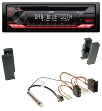 Autoradio JVC CD DAB USB Bluetooth MP3 per Seat Leon, Toledo (1998-2006)