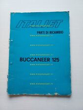 Italjet 125 Buccaneer motore Yamaha 1973 catalogo ricambi originale