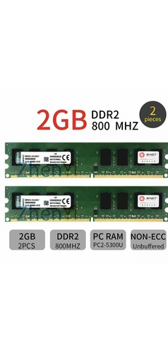 Kingston 4gb 2gb pc2 6400 - 4gb, 2x