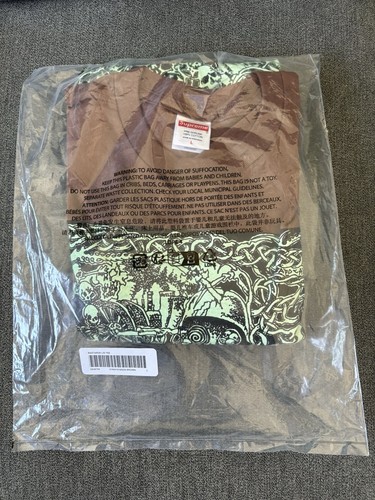 Shirt supreme wombat marrone - supreme,