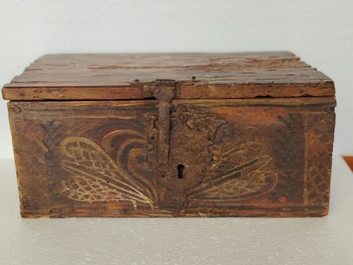 Antica cassetta legno di - cassetta,