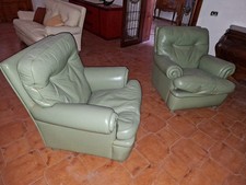 Poltrone vera pelle. Usate