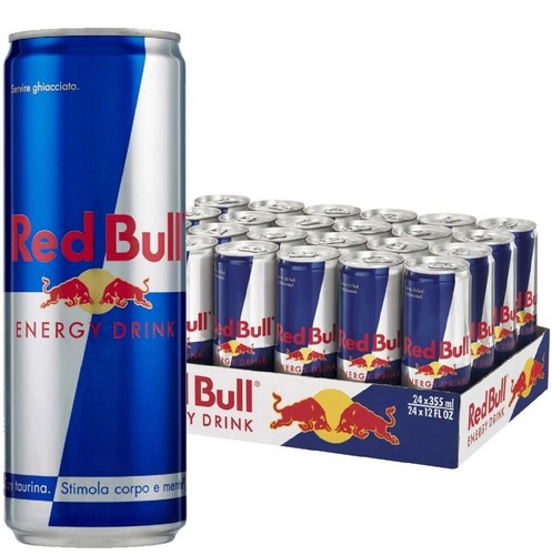 Lattina red bull energy - bull,
