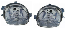 SET 2 FARO FANALE PROIETTORE ANTERIORE DX SX PER RENAULT TWINGO 2000 2007 H4