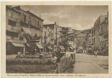 POZZUOLI -NAPOLI -CORSO VITTORIO EMANUELE CON ANTICA FONTANA CARTOLINA